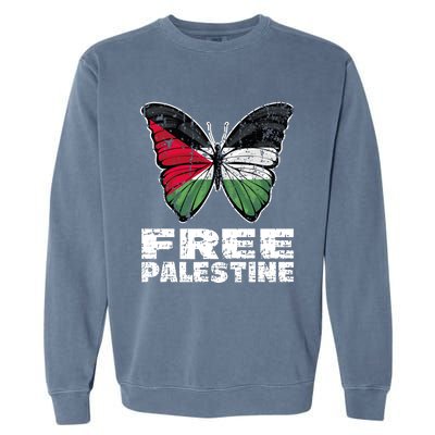 I Stand With Palestine For Their Freedom Free Palestine Garment-Dyed Sweatshirt