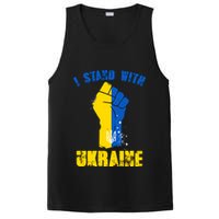 I Stand With Ukraine Fist Trident Support PosiCharge Competitor Tank
