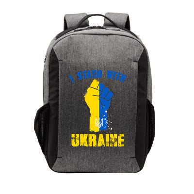 I Stand With Ukraine Fist Trident Support Vector Backpack
