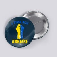 I Stand With Ukraine Fist Trident Support Button