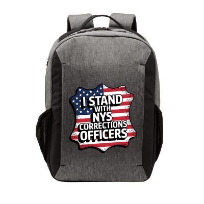 I Stand With Nys Correction Officers Vector Backpack