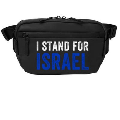 I Stand With Israel I Stand For Peace I Support Israel Jewish Holy Land Crossbody Pack