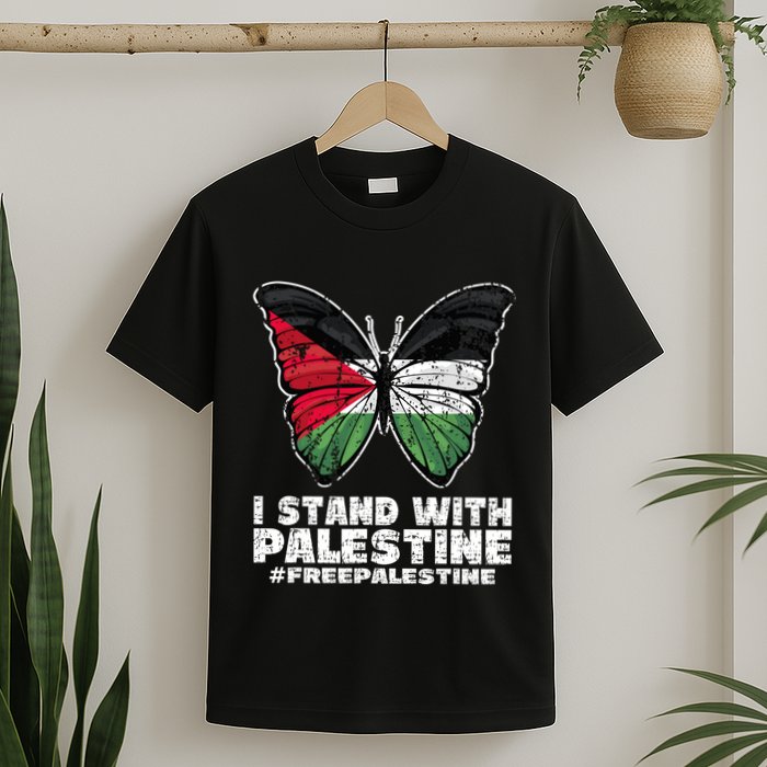 I Stand With Palestine For Their Freedom Free Palestine T-Shirt