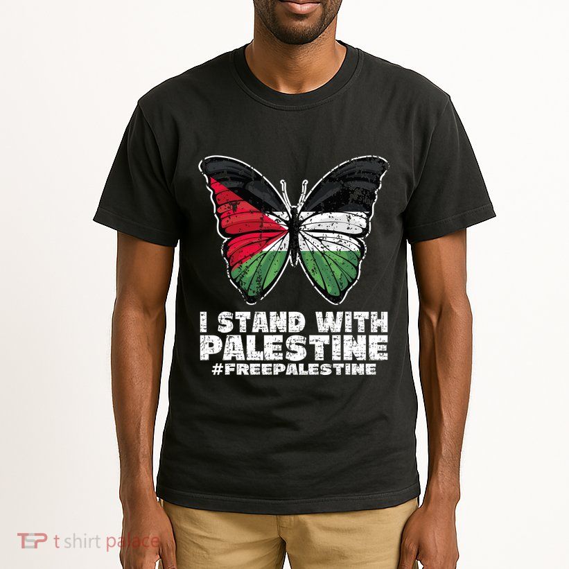 I Stand With Palestine For Their Freedom Free Palestine Tall T-Shirt