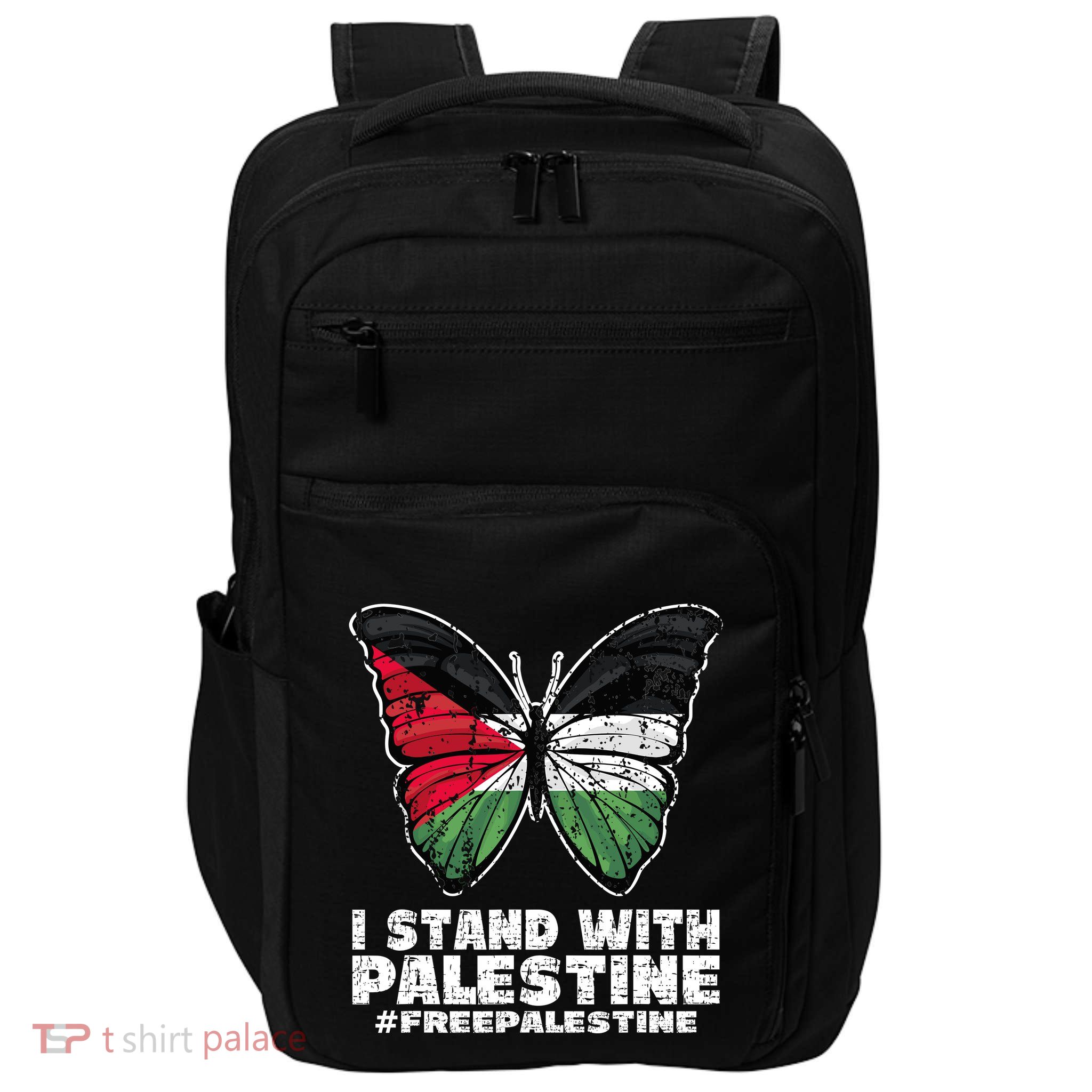 I Stand With Palestine For Their Freedom Free Palestine Impact Tech Backpack