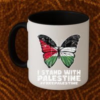 I Stand With Palestine For Their Freedom Free Palestine Mug