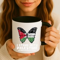 I Stand With Palestine For Their Freedom Free Palestine Mug