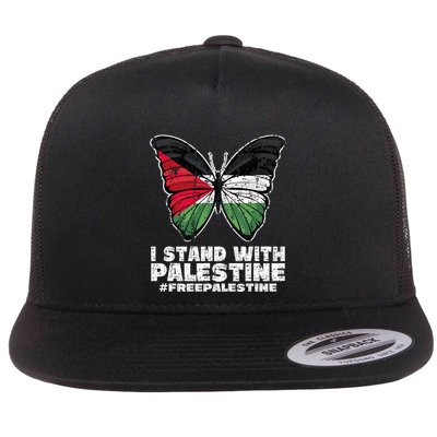 I Stand With Palestine For Their Freedom Free Palestine Flatbill Hat