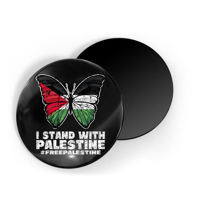 I Stand With Palestine For Their Freedom Free Palestine Magnet