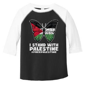 I Stand With Palestine For Their Freedom Free Palestine Toddler Fine Jersey T-Shirt