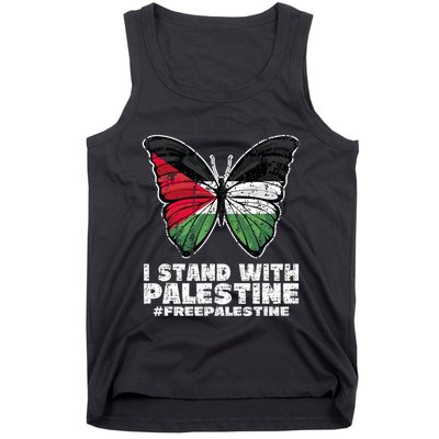 I Stand With Palestine For Their Freedom Free Palestine Tank Top