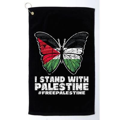 I Stand With Palestine For Their Freedom Free Palestine Golf Towel