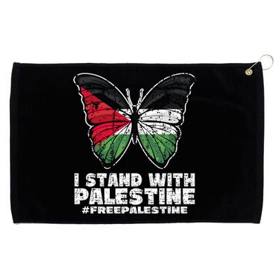 I Stand With Palestine For Their Freedom Free Palestine Grommeted Golf Towel