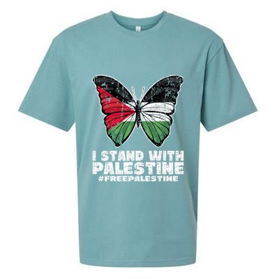 I Stand With Palestine For Their Freedom Free Palestine Sueded Cloud Jersey T-Shirt