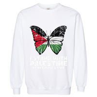 I Stand With Palestine For Their Freedom Free Palestine Garment-Dyed Sweatshirt