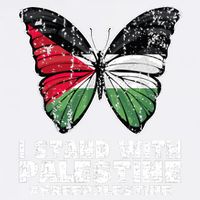 I Stand With Palestine For Their Freedom Free Palestine Garment-Dyed Sweatshirt