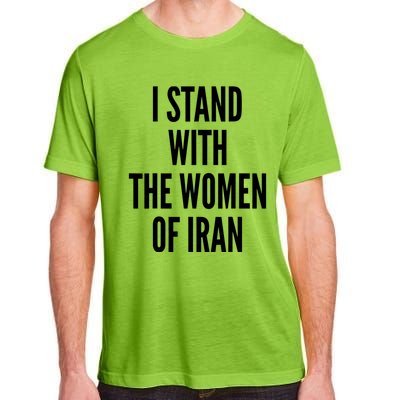 I Stand With The Of Iran Iranian Flag Freeiran Fist Funny Gift Adult ChromaSoft Performance T-Shirt