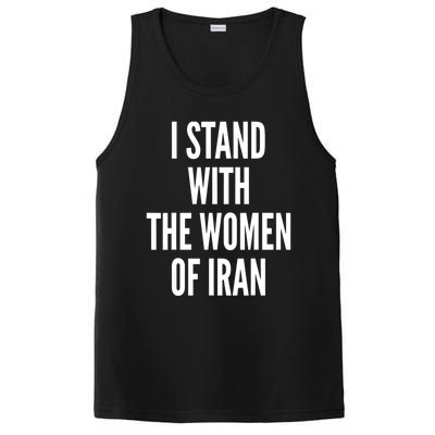 I Stand With The Of Iran Iranian Flag Freeiran Fist Funny Gift PosiCharge Competitor Tank