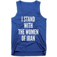 I Stand With The Of Iran Iranian Flag Freeiran Fist Funny Gift Tank Top