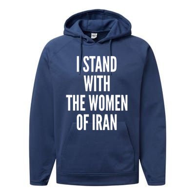 I Stand With The Of Iran Iranian Flag Freeiran Fist Funny Gift Performance Fleece Hoodie