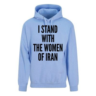 I Stand With The Of Iran Iranian Flag Freeiran Fist Funny Gift Unisex Surf Hoodie