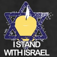 I Stand With Israel Jewish Sweater Israeli 7 Panel Mesh Trucker Snapback Hat