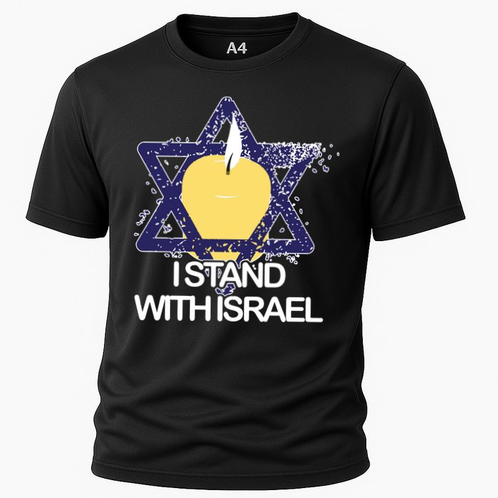 I Stand With Israel Jewish Sweater Israeli Cooling Performance Crew T-Shirt