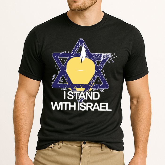 I Stand With Israel Jewish Sweater Israeli Cooling Performance Crew T-Shirt