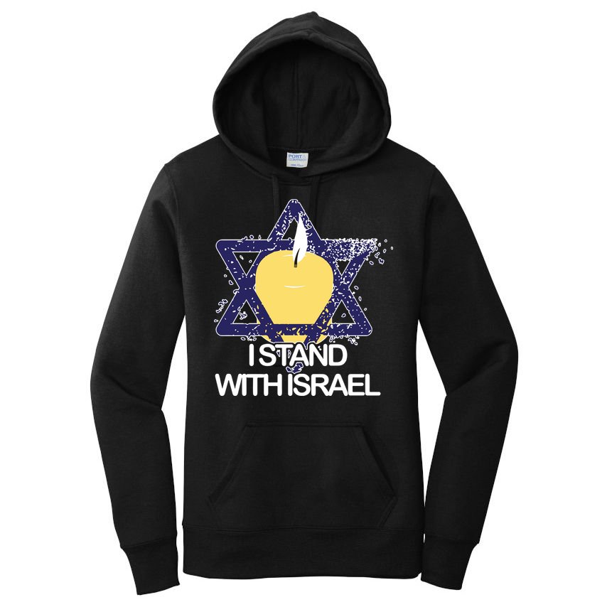 I Stand With Israel Jewish Sweater Israeli Women's Pullover Hoodie
