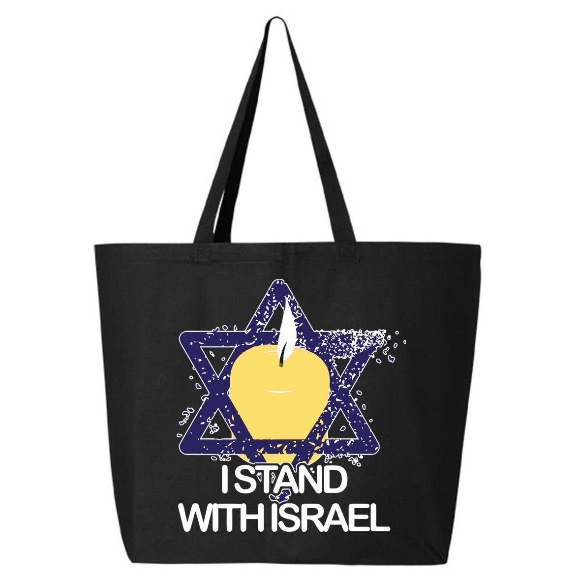 I Stand With Israel Jewish Sweater Israeli 25L Jumbo Tote