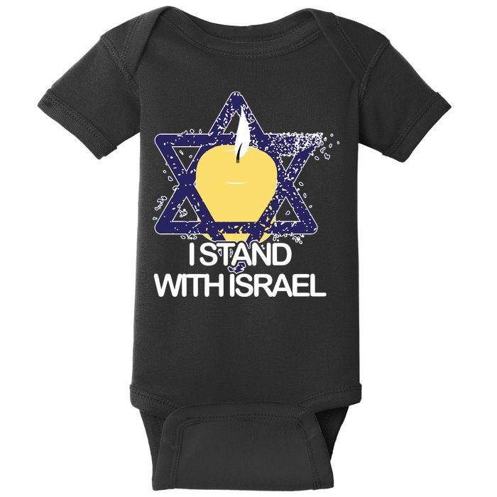 I Stand With Israel Jewish Sweater Israeli Baby Bodysuit