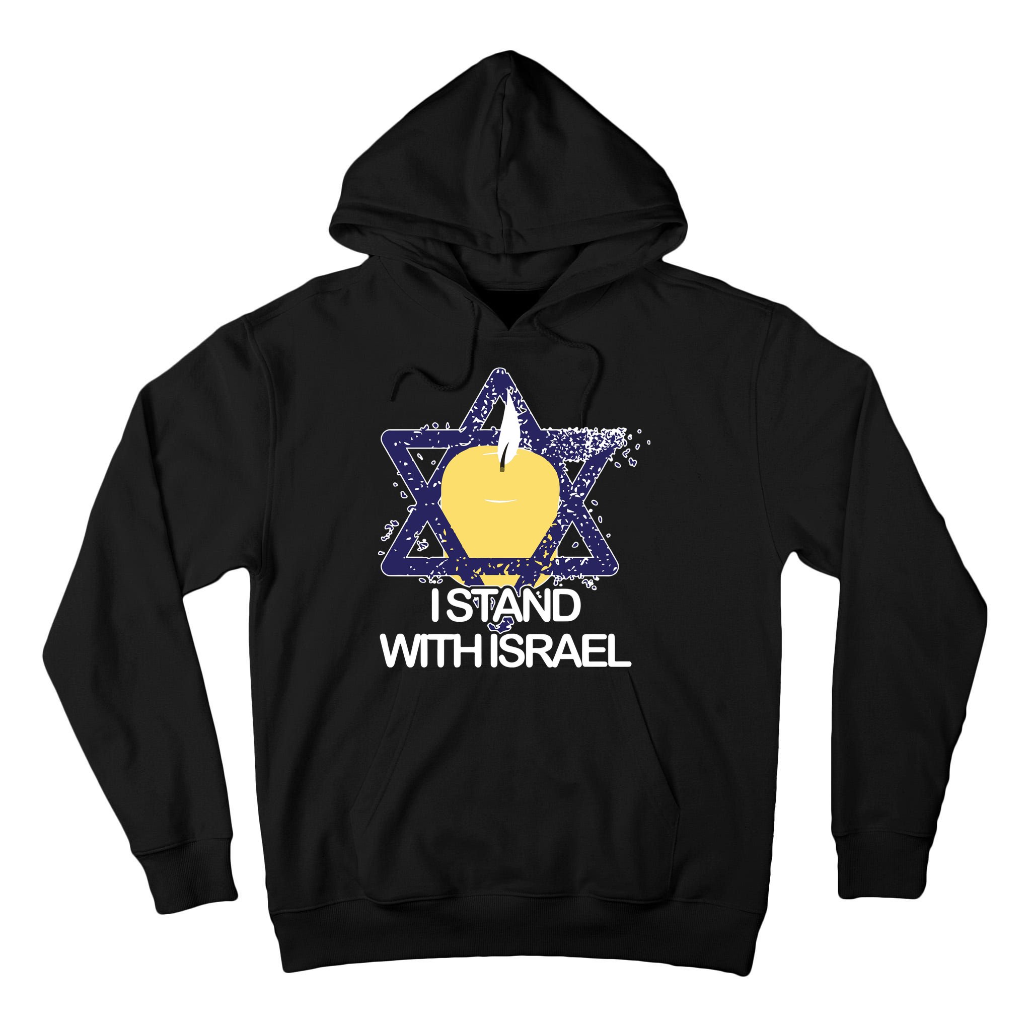 I Stand With Israel Jewish Sweater Israeli Tall Hoodie
