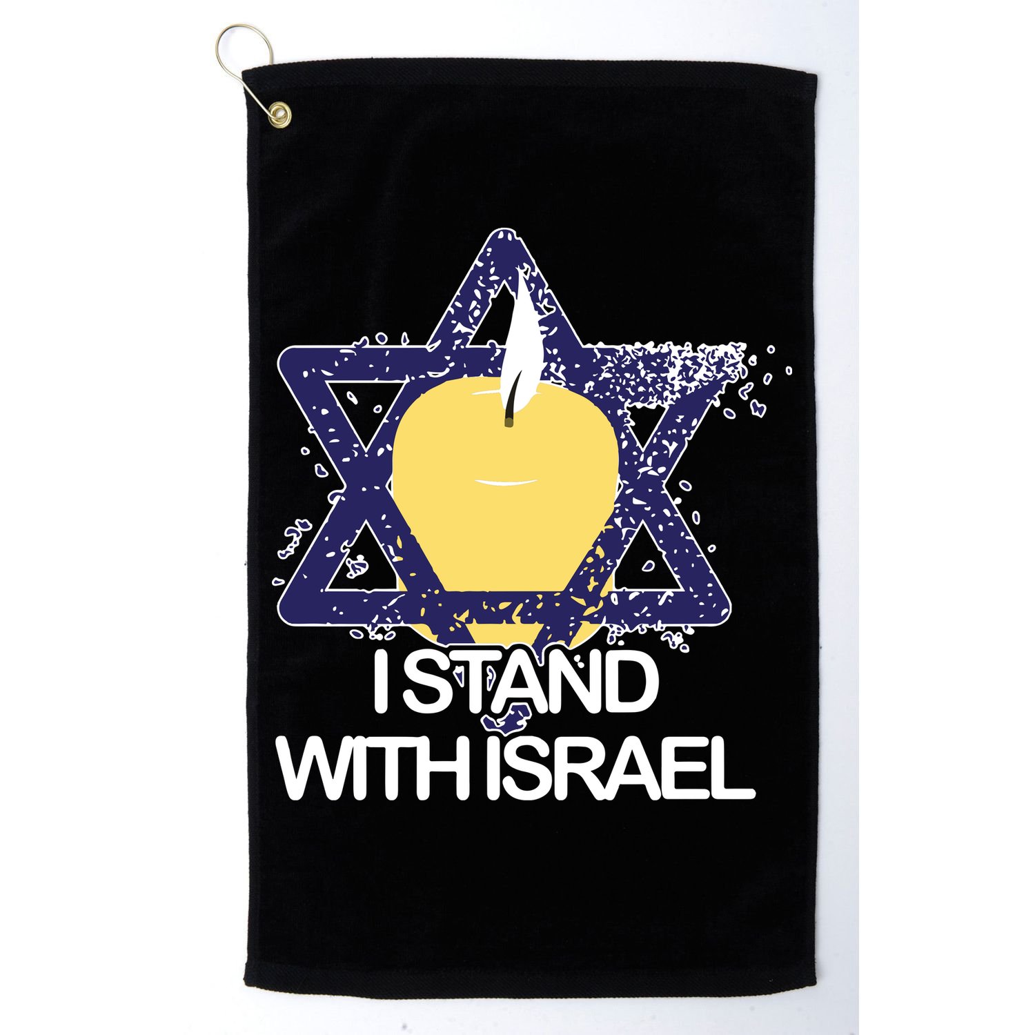 I Stand With Israel Jewish Sweater Israeli Golf Towel