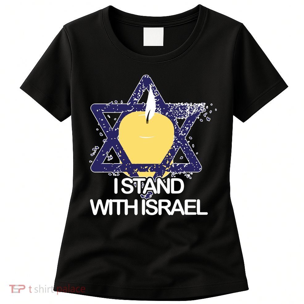 I Stand With Israel Jewish Sweater Israeli Womens T-Shirt