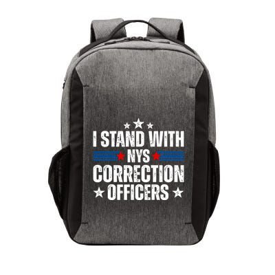I Stand With Nys Correction Officers Vector Backpack