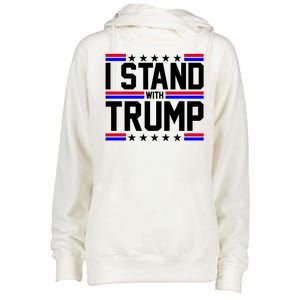 I Stand With Trump Usa Election Womens Funnel Neck Pullover Hood