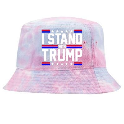 I Stand With Trump Usa Election Tie-Dyed Bucket Hat