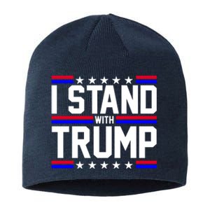 I Stand With Trump Usa Election Sustainable Beanie