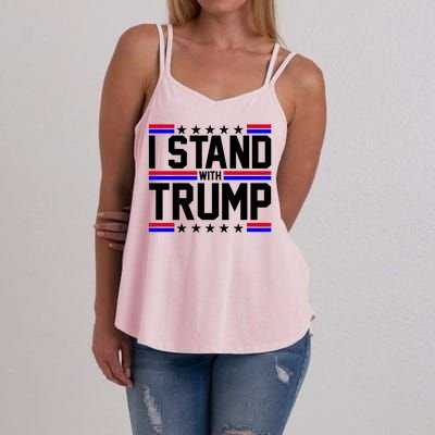 I Stand With Trump Usa Election Women's Strappy Tank