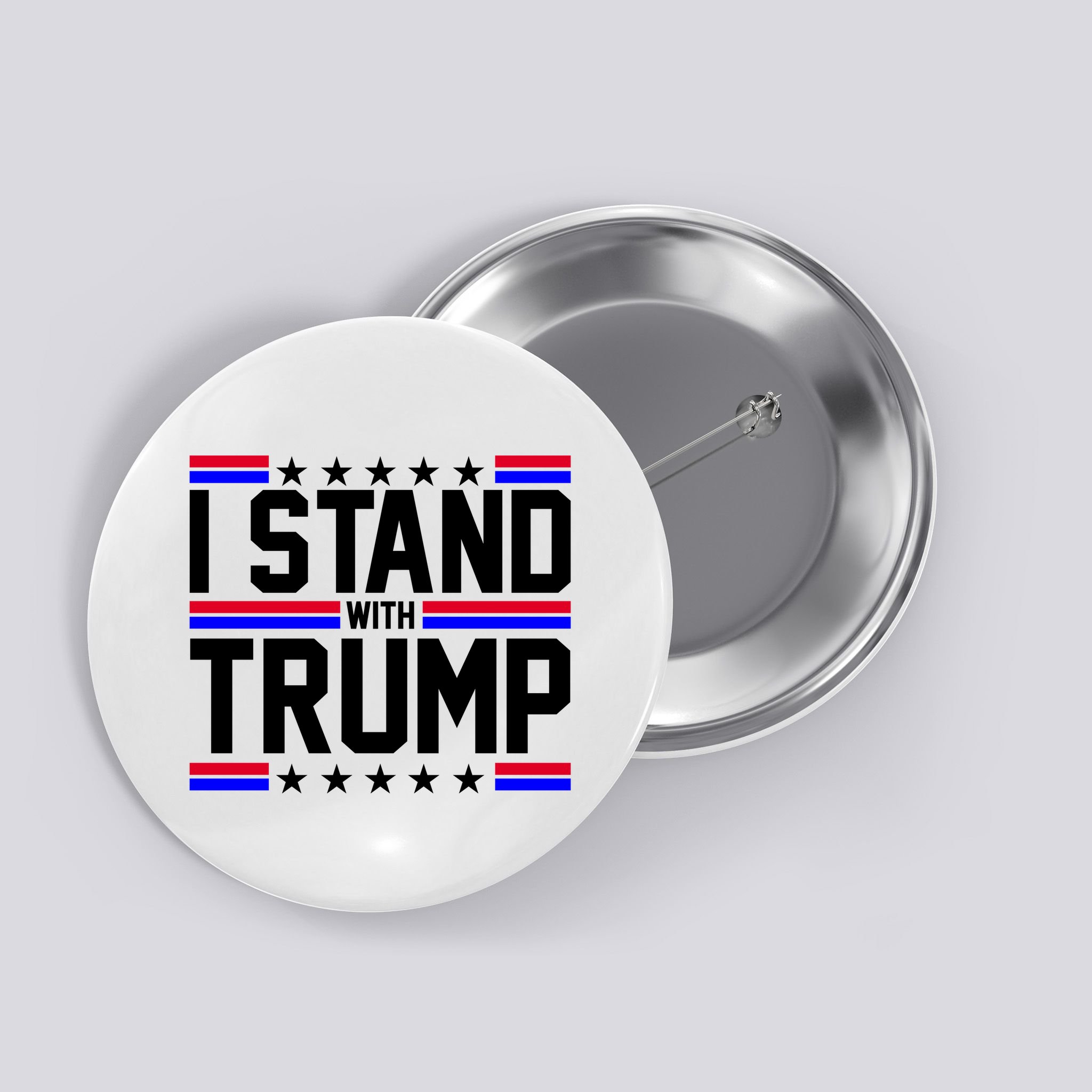 I Stand With Trump Usa Election Button