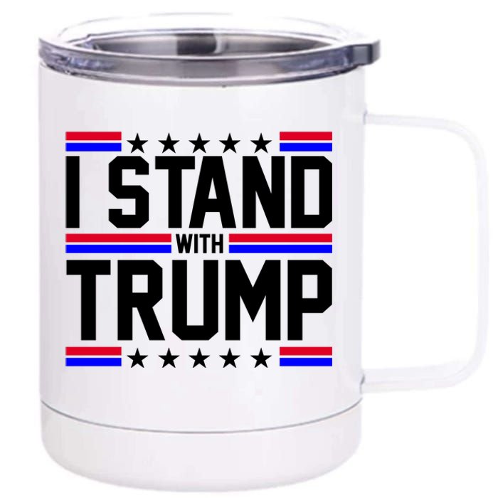 I Stand With Trump Usa Election 12 oz Stainless Steel Tumbler Cup