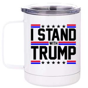 I Stand With Trump Usa Election 12 oz Stainless Steel Tumbler Cup