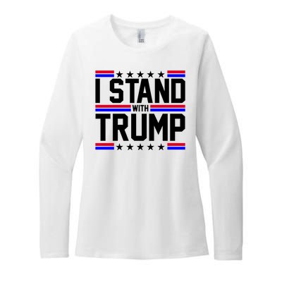 I Stand With Trump Usa Election Womens CVC Long Sleeve Shirt