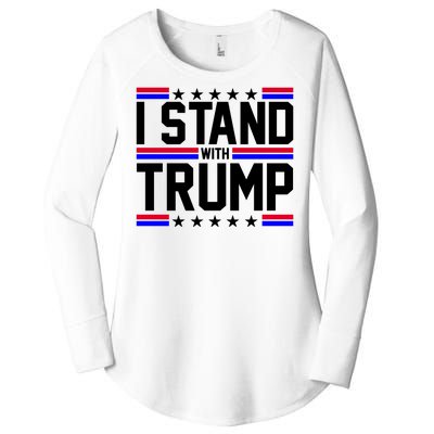 I Stand With Trump Usa Election Women's Perfect Tri Tunic Long Sleeve Shirt