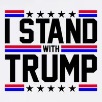 I Stand With Trump Usa Election Flatbill Hat