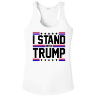 I Stand With Trump Usa Election Ladies PosiCharge Competitor Racerback Tank