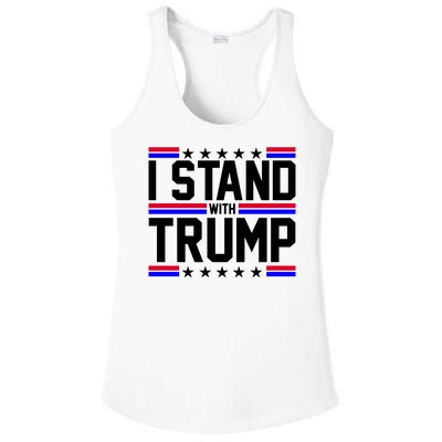 I Stand With Trump Usa Election Ladies PosiCharge Competitor Racerback Tank