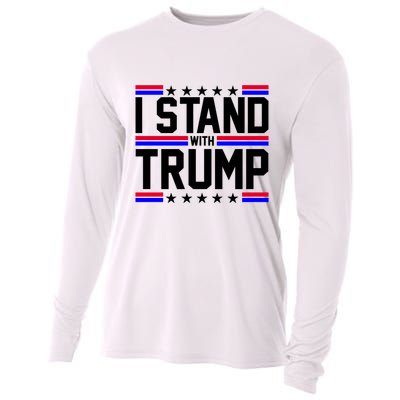 I Stand With Trump Usa Election Cooling Performance Long Sleeve Crew