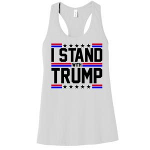 I Stand With Trump Usa Election Women's Racerback Tank