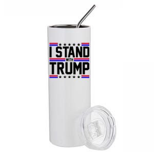 I Stand With Trump Usa Election Stainless Steel Tumbler